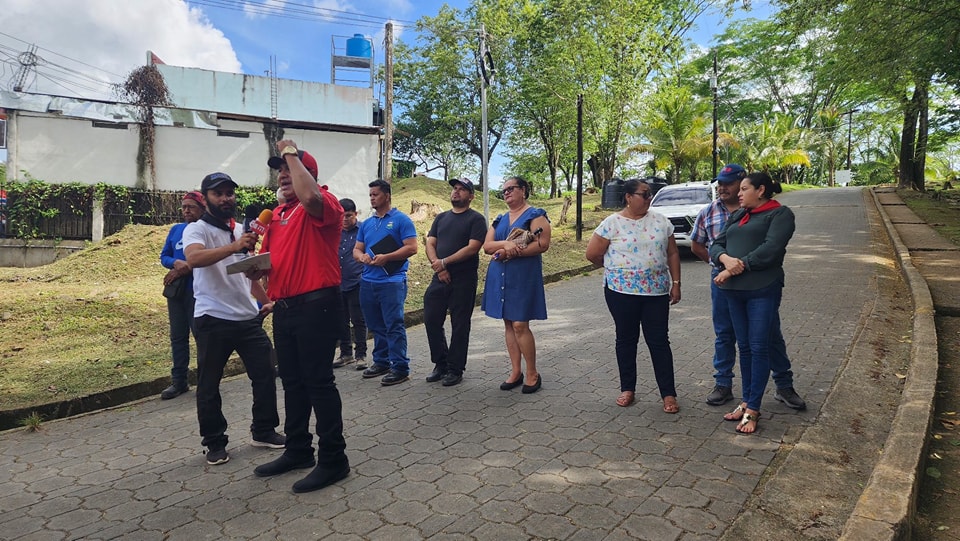El acto de entrega de sitio, fue presido por el alcalde Marvin Polanco.