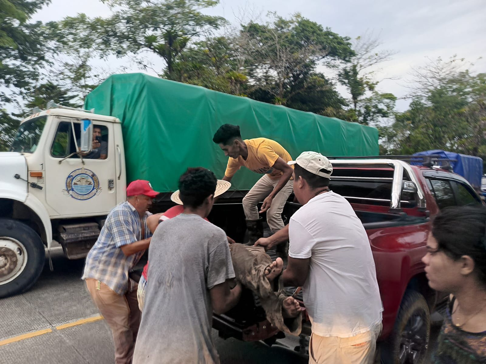 Dos motociclistas resultan gravemente lesionados en accidente en la carretera Río Blanco – Mulukukú