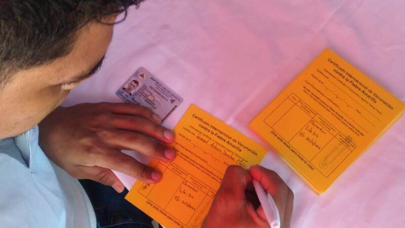Ministerio de Salud inicia Campaña Nacional de Vacunación contra la Fiebre Amarilla en Managua