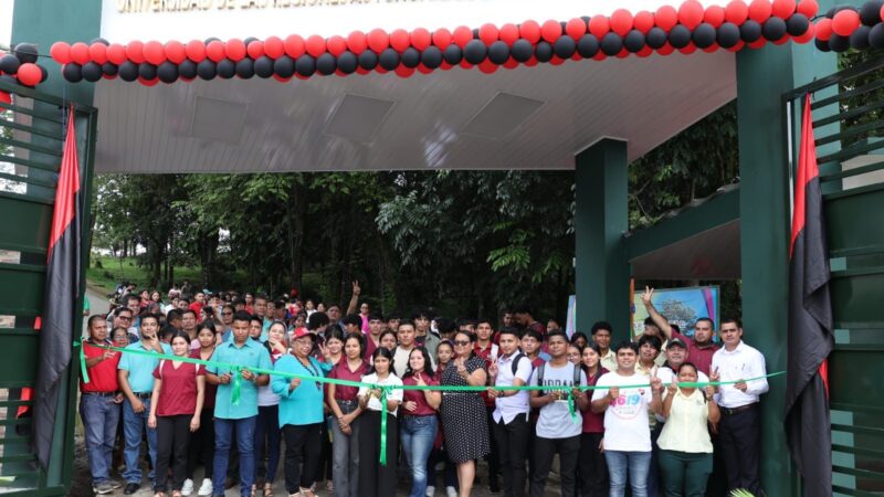 URACCAN inaugura mejoramiento de infraestructura educativa en Siuna