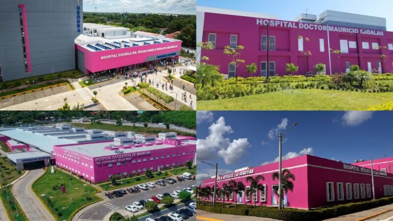 Comparaciones de los hospitales más grandes de Nicaragua