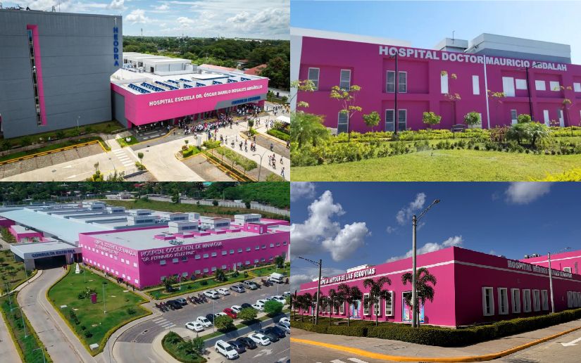 Comparaciones de los hospitales más grandes de Nicaragua