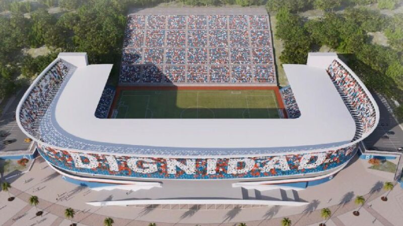 Nicaragua tendrá nuevo Estadio Nacional de Fútbol “Dignidad”