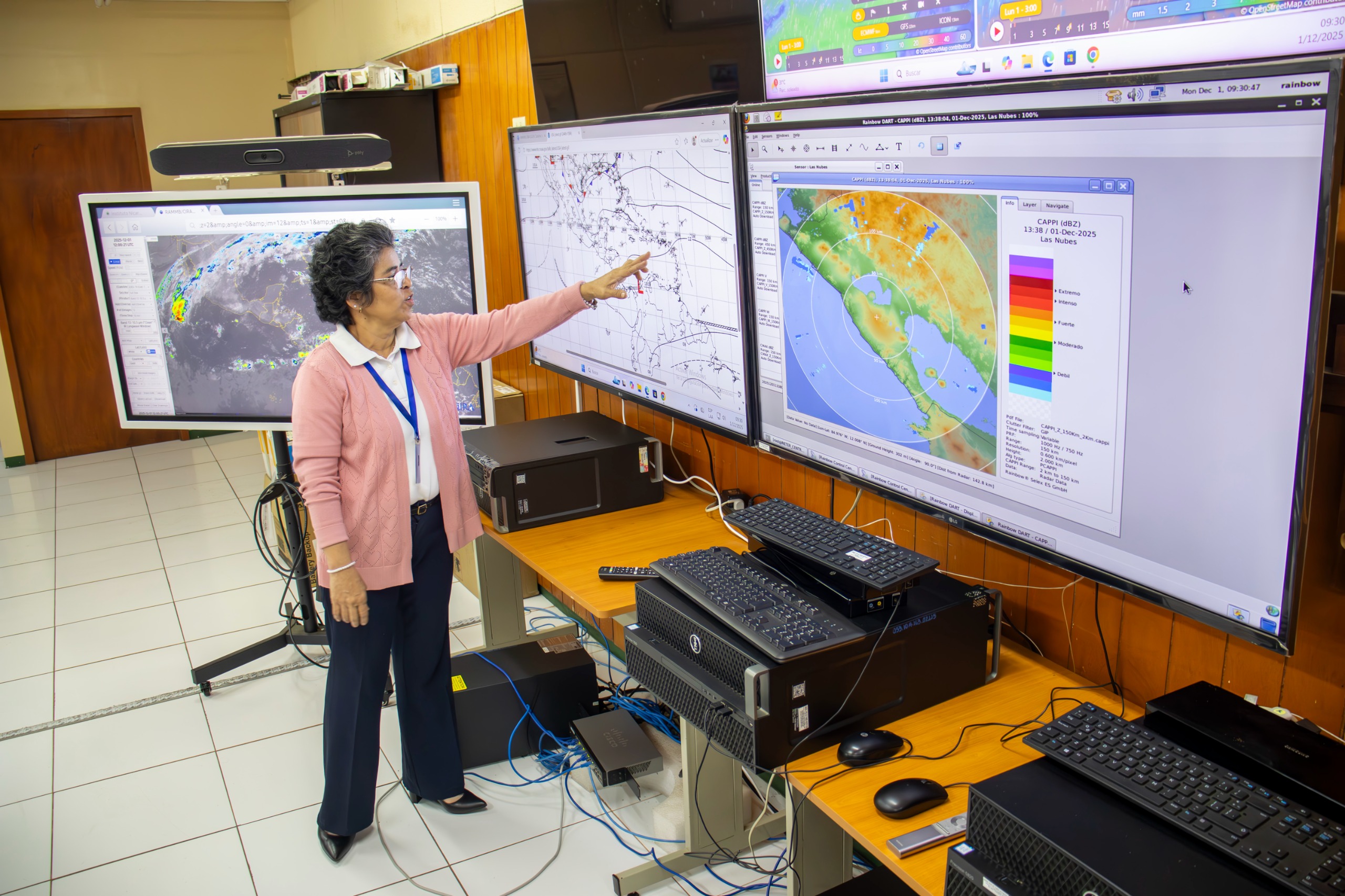 Ineter informa sobre influencia de vaguada y altas presiones atmosféricas