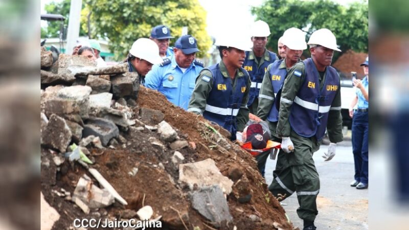 Nicaragua se prepara para primer Ejercicio Nacional para Proteger la Vida