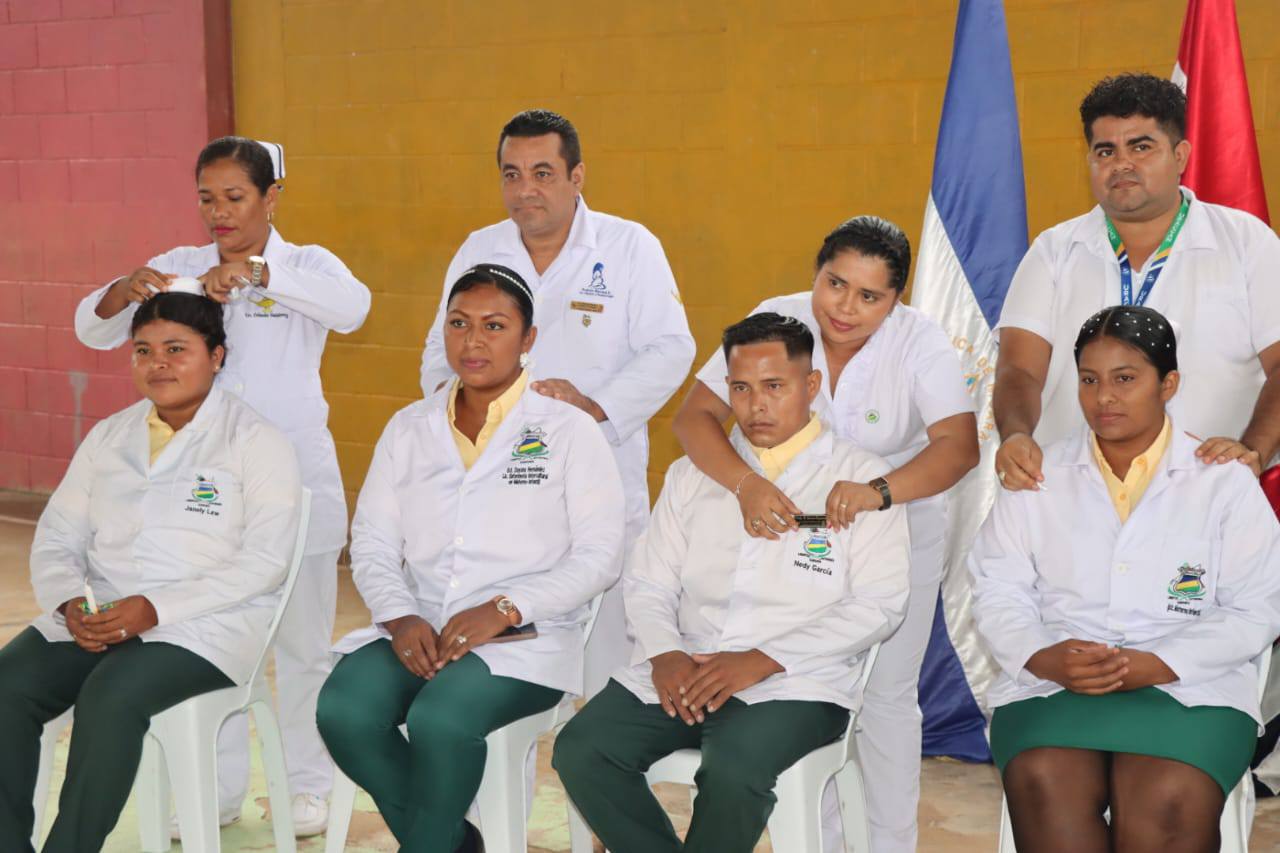Histórico: 50 enfermeros inician prácticas profesionales en Prinzapolka gracias al programa UNICAM