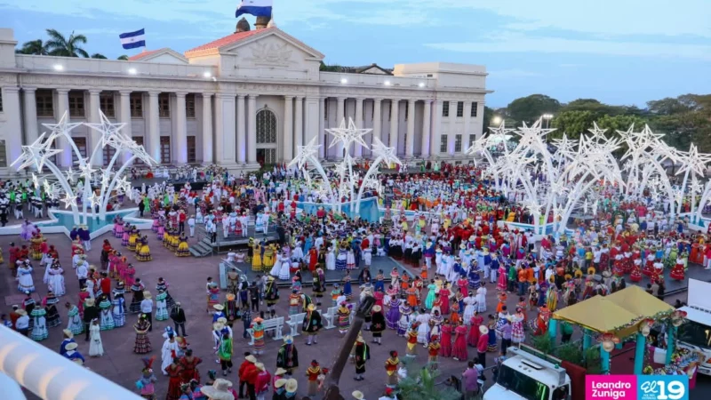 Celebración del Gran Baile del Huipil en Nicaragua