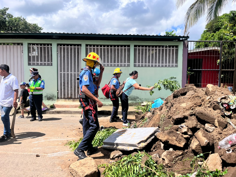 Nicaragüenses participan en el III Ejercicio Nacional de Preparación para Proteger la Vida